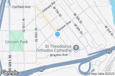 Map image of the property - 2446 Professor Ave