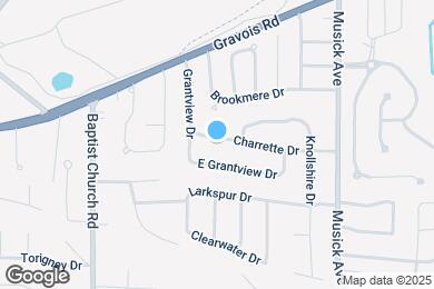 Map image of the property - 10718 Charrette Dr