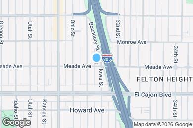 Map image of the property - 3136 Meade Ave