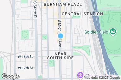 Map image of the property - 1499 S Michigan Ave