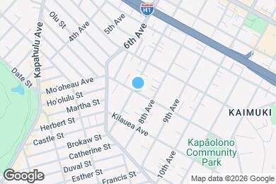 Map image of the property - 3368 Maunaloa Ave