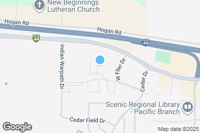 Map image of the property - Osage Estates Apartments