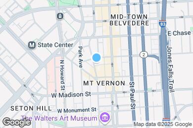 Map image of the property - 915 Cathedral St