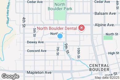 Map image of the property - 815 Dewey Ave