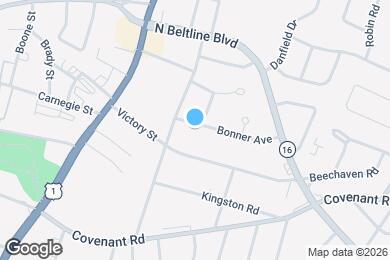 Map image of the property - 1419 Bonner Ave