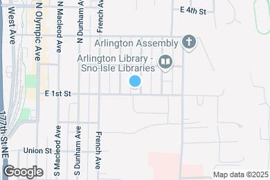 Map image of the property - 609 E 1st St