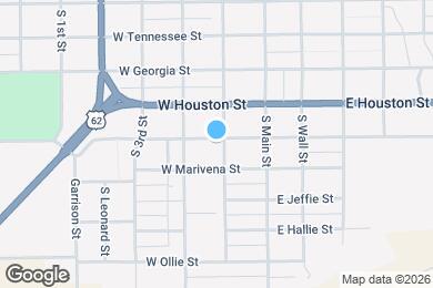 Map image of the property - 203 W Crockett St