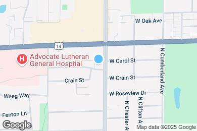 Map image of the property - 1218 Carol St