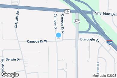 Map image of the property - 437 Campus Dr