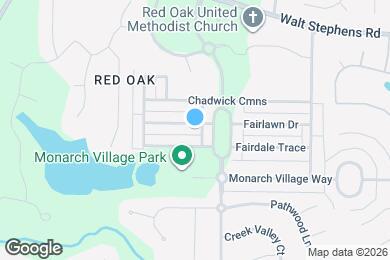 Map image of the property - 605 Brookwater Dr