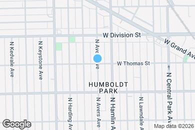 Map image of the property - 3816 W Thomas St