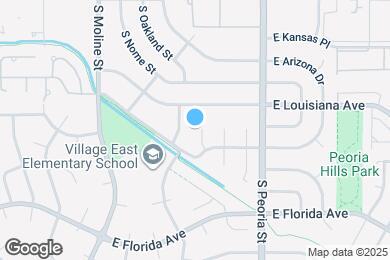 Map image of the property - 1357 S Oswego Ct