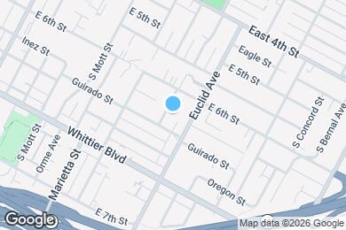 Map image of the property - 632 S Evergreen Ave