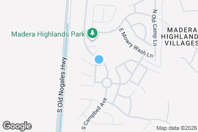 Map image of the property - 124 N Hayfield Draw Ln