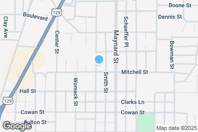 Map image of the property - 1031 Fort Hill St