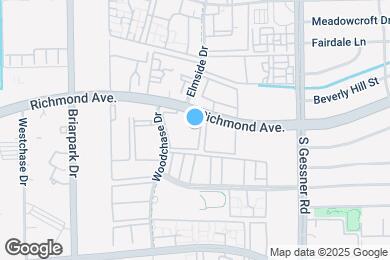 Map image of the property - 9809 Richmond Ave.