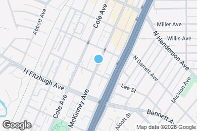 Map image of the property - 4330 McKinney Ave