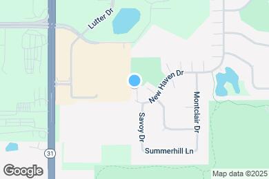 Map image of the property - 1586 New Haven Dr