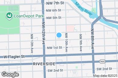 Map image of the property - 1051 NW 2nd St