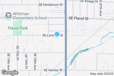 Map image of the property - 8102 SE Lambert St