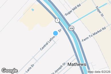 Map image of the property - Central Lafourche Apartments