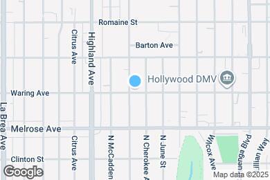 Map image of the property - 800 N Las Palmas Ave