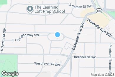 Map image of the property - 1577 Olympian Cir SW
