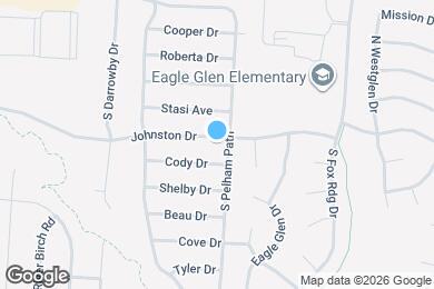 Map image of the property - 1603 Johnston Dr