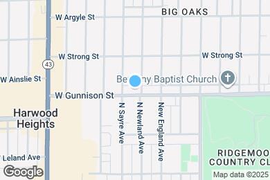 Map image of the property - 6904 W Gunnison St