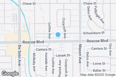 Map image of the property - 20645 Roscoe Blvd