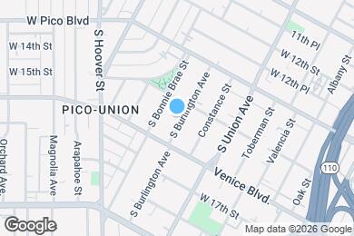 Map image of the property - 1423 S Burlington Ave