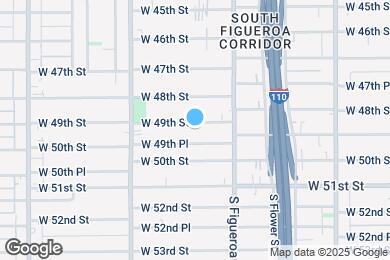 Map image of the property - 603 1/2 W 49th St