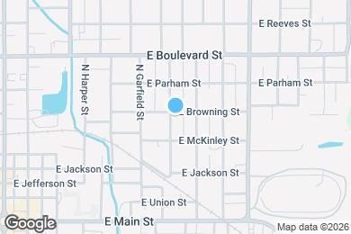 Map image of the property - 609 N Washington St