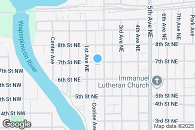 Map image of the property - 111 7th St NE
