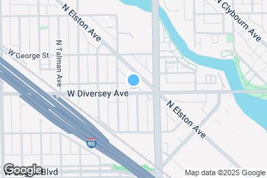 Map image of the property - 2436 W Diversey Ave