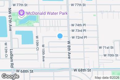 Map image of the property - 855 W 72nd St