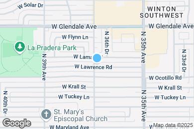 Map image of the property - 3650 W Lawrence Rd