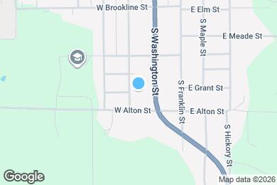 Map image of the property - 701 S Putnam St