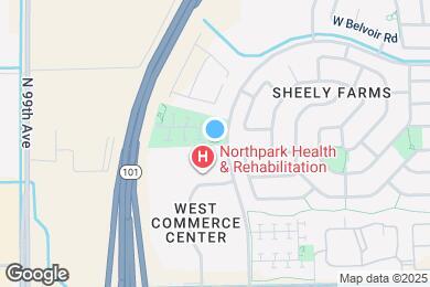 Map image of the property - 9509 W Monte Vista Rd