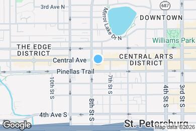 Map image of the property - 725 1st Ave S
