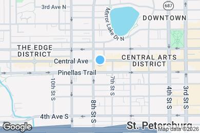 Map image of the property - 725 1st Ave S