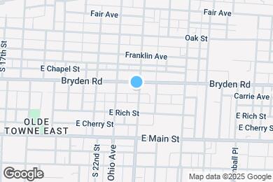Map image of the property - 277 S Champion Ave