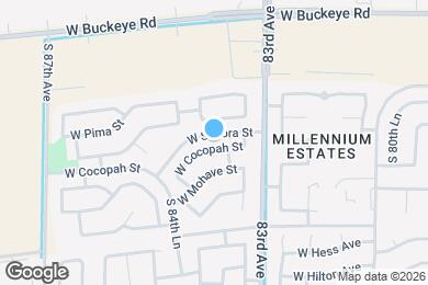 Map image of the property - 8330 W Cocopah St