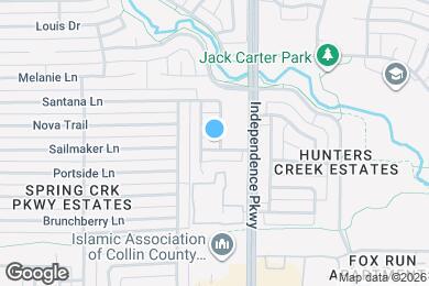Map image of the property - 3101 Crickett Dr