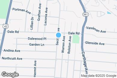 Map image of the property - 5600 Rhode Island Ave