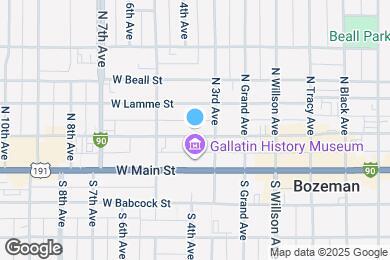 Map image of the property - 317 W Mendenhall St
