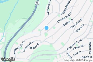 Map image of the property - 1435 Thunderbird Dr