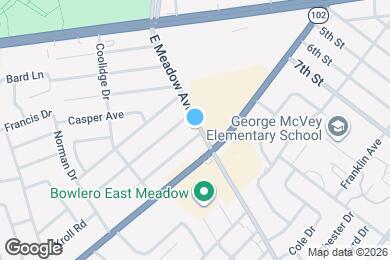 Map image of the property - 114 E Meadow Ave