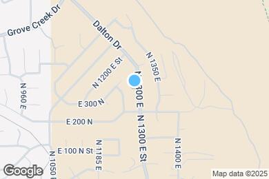 Map image of the property - 355 N 1300 E