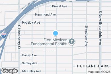 Map image of the property - 739 E Highland Blvd